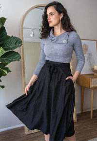 Falda Winona Negro