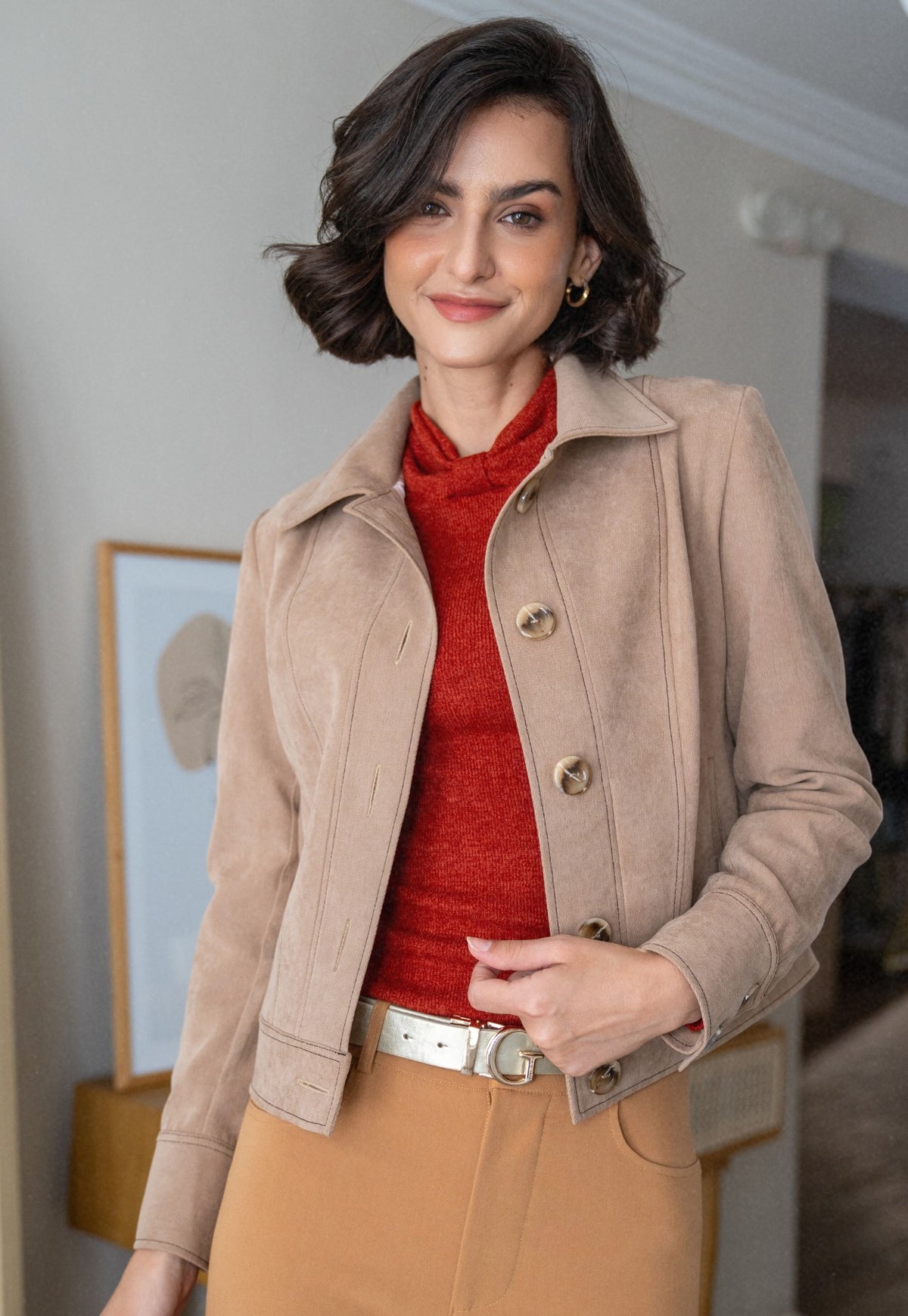 Chaqueta Afrika Camel