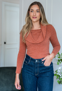 Top Briggite Orange