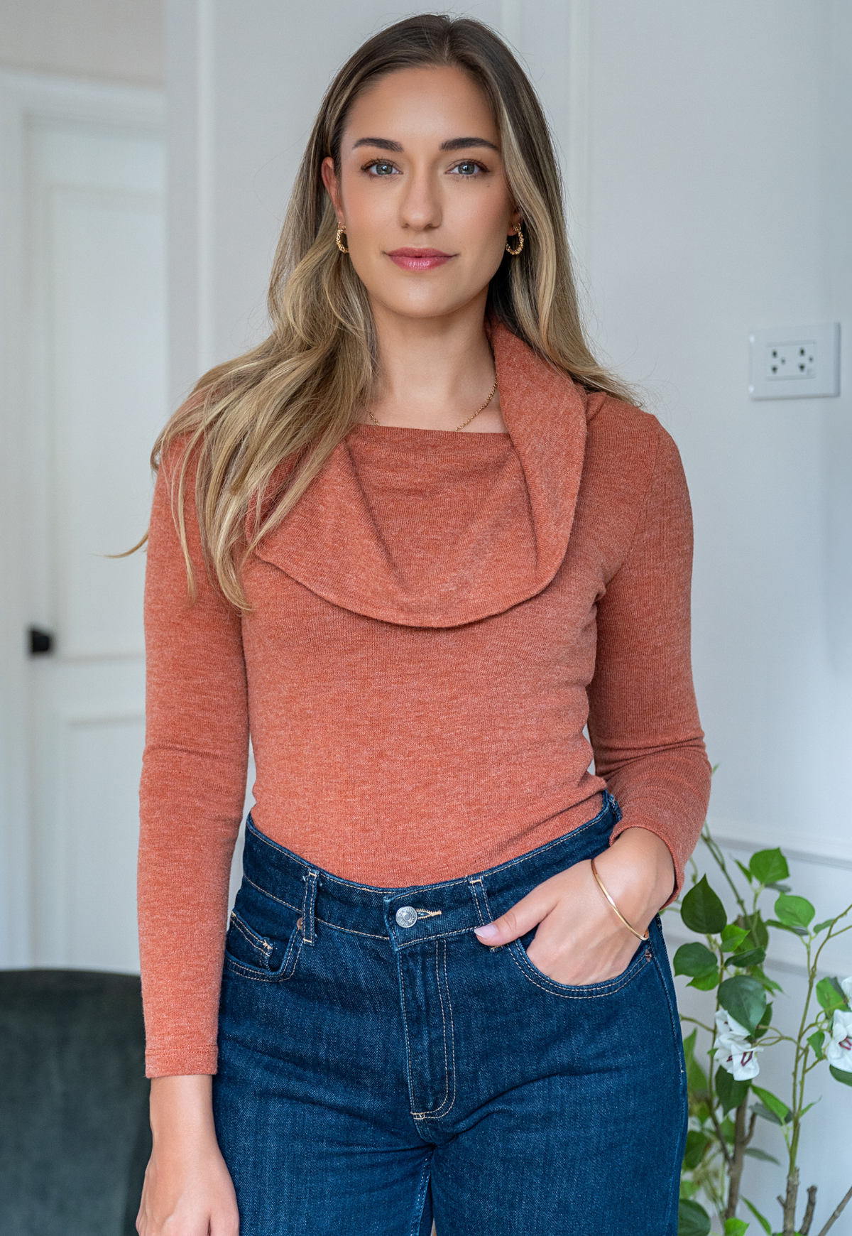 Top Briggite Orange
