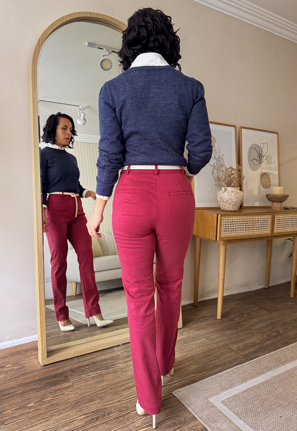 Pantalón Marcela Sangría