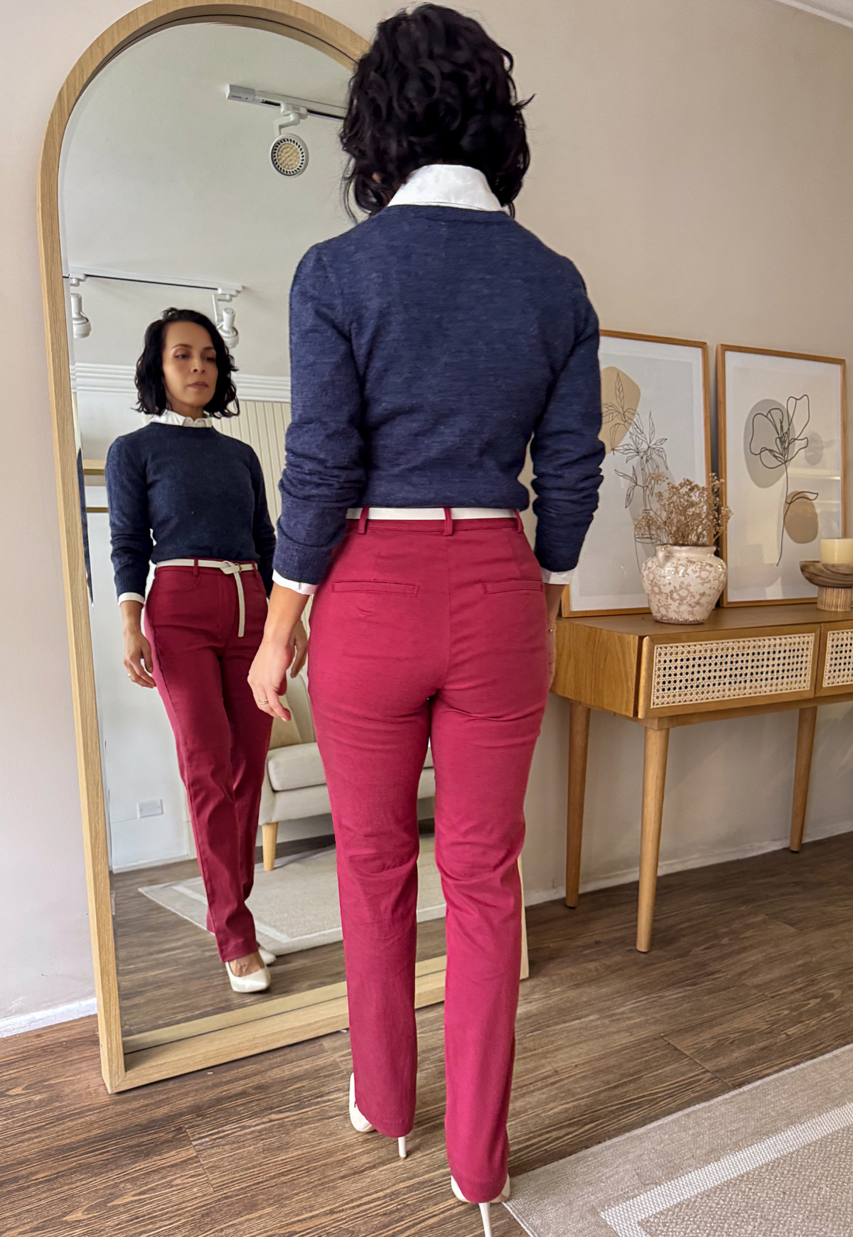Pantalón Marcela Sangría