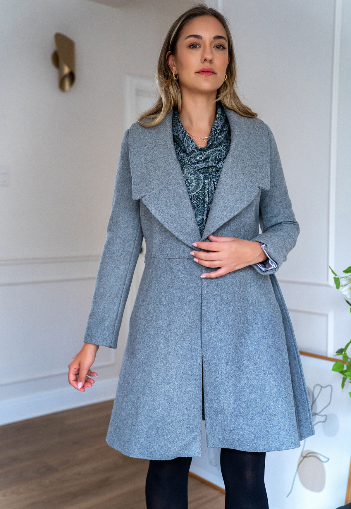 Abrigo Charlotte Grey