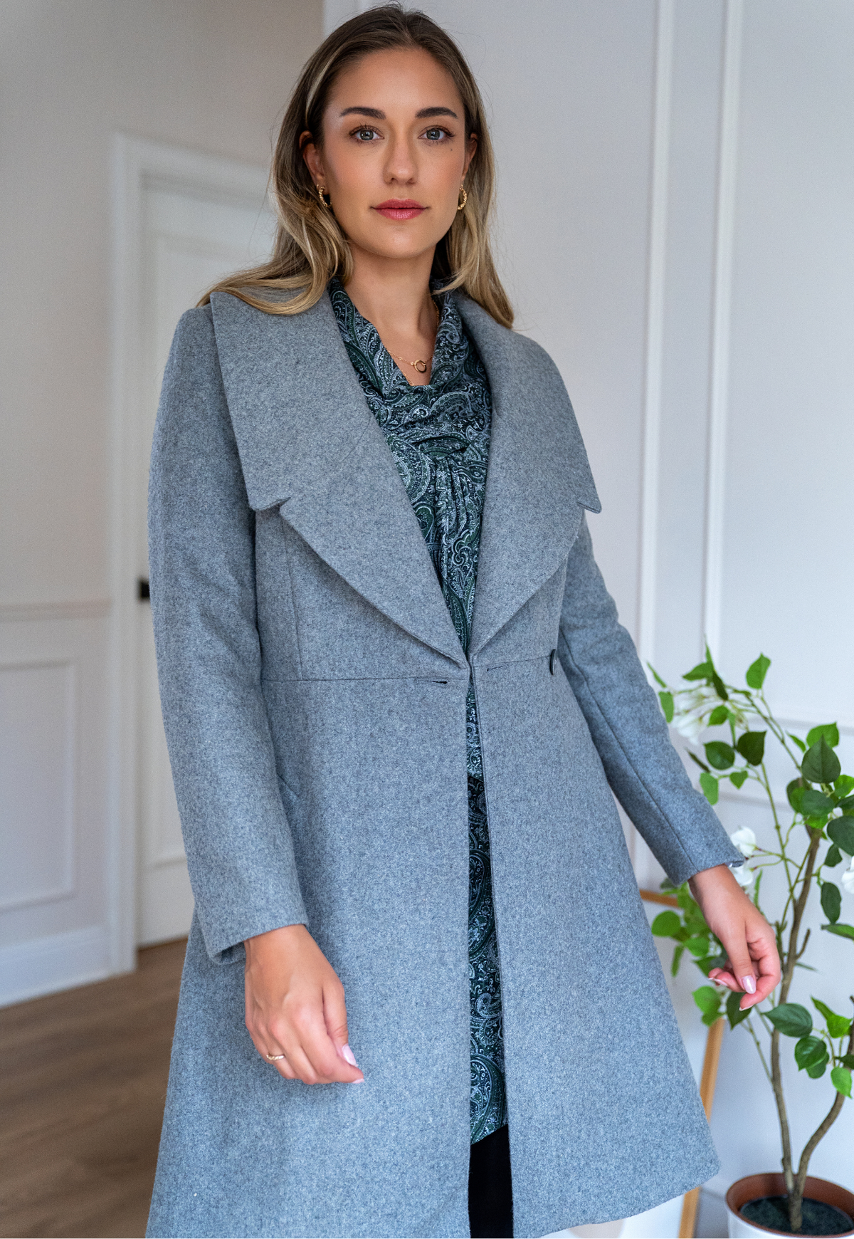 Abrigo Charlotte Grey