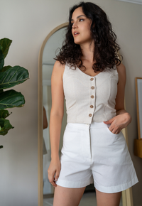 Blusa María Josefa Beige