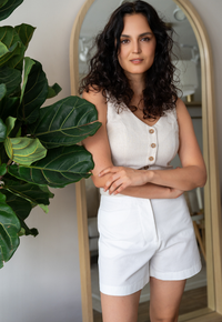 Blusa María Josefa Beige