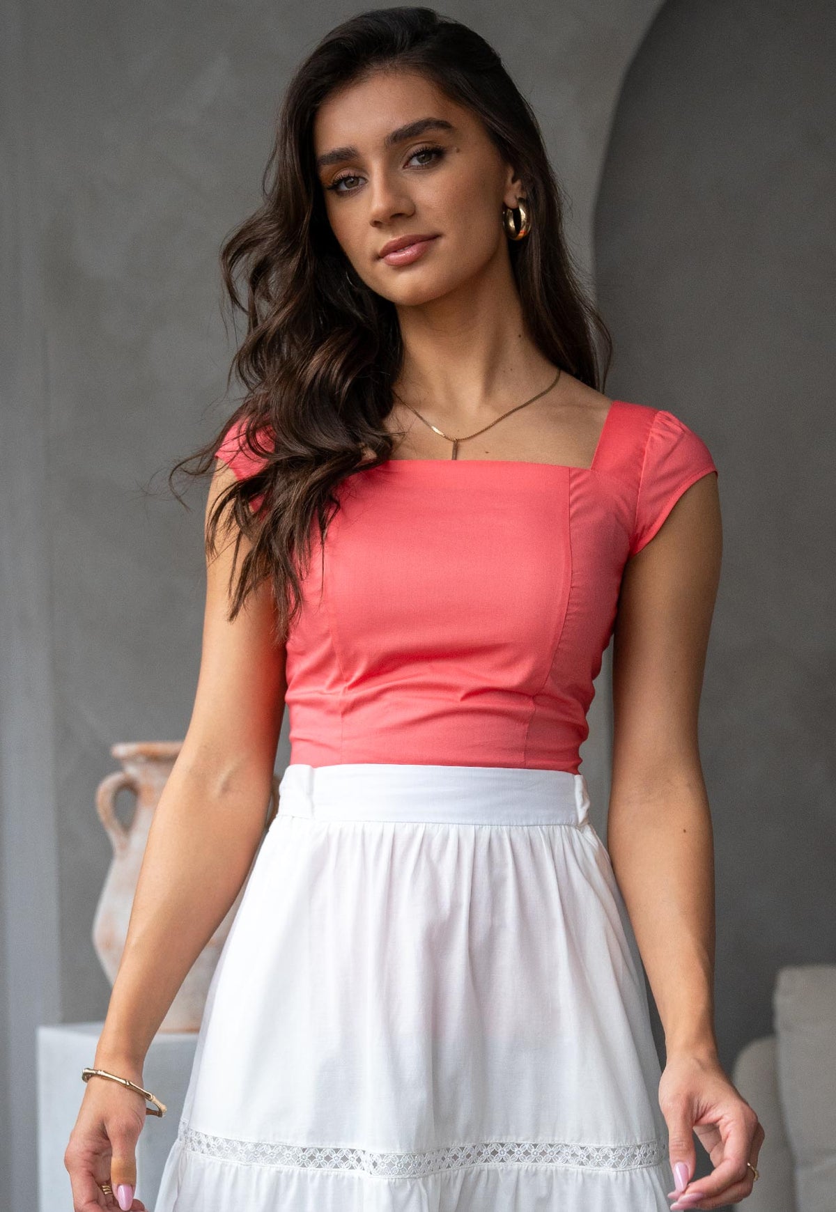 Blusa Gia Coral