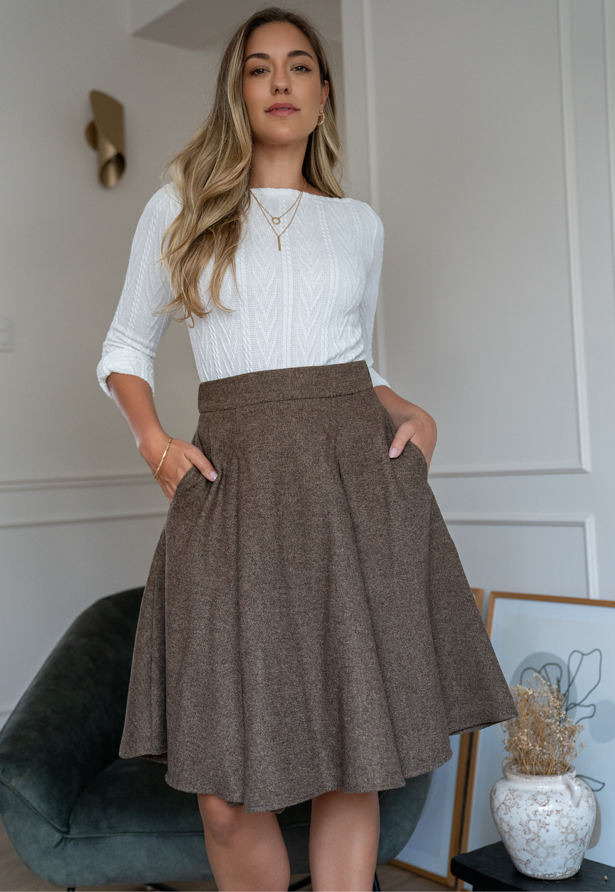 Falda Antonella Copper