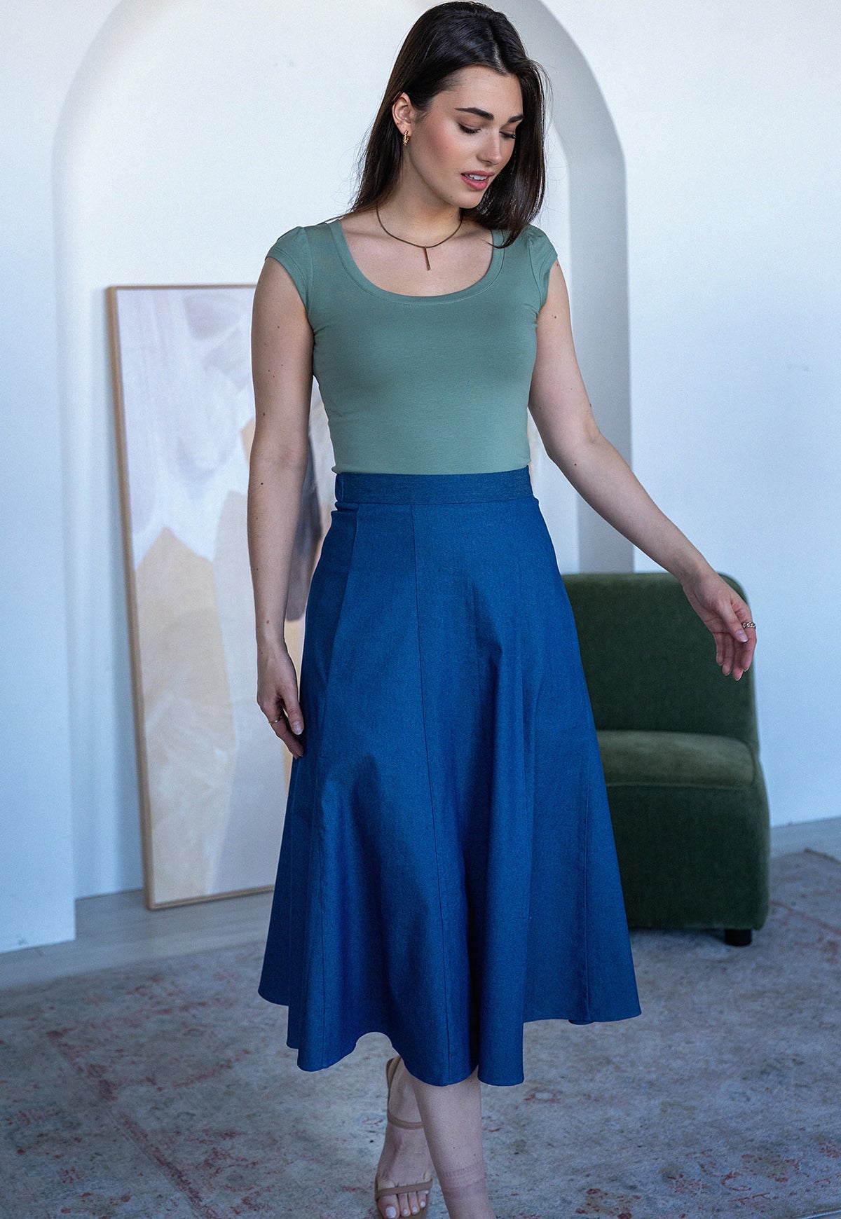 Falda Petra Demin